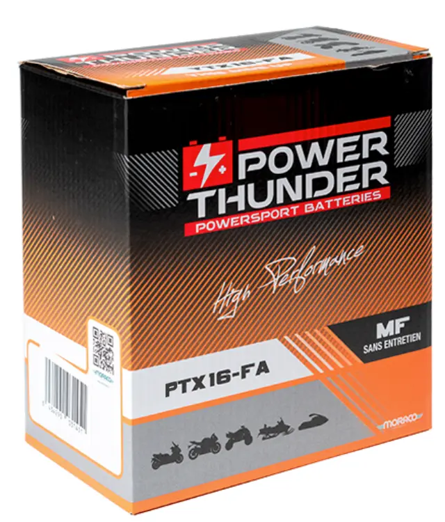 Μπαταρία χωρίς συντήρηση Power Thunder PTX16-FA