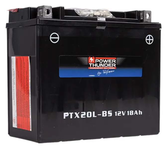 Μπαταρία Power Thunder PTX20L-BS χωρίς συντήρηση