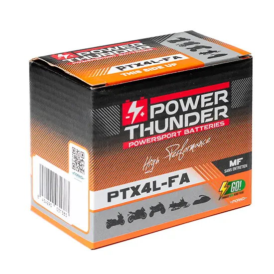Batterie Power Thunder PTX4L sans entretien