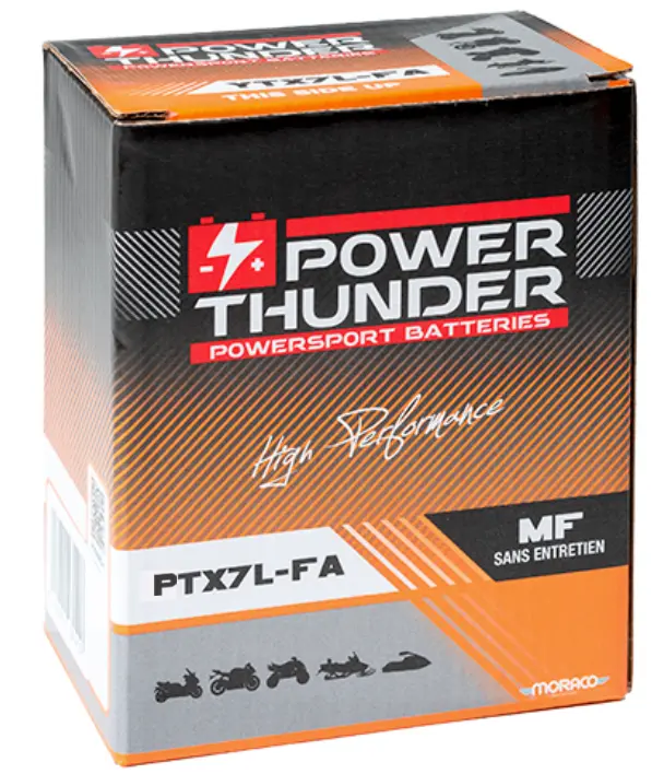 Batterie sans entretien Power Thunder PTX7L