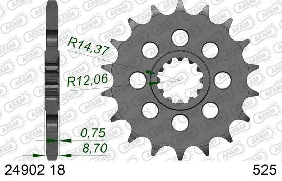 سپر اسپراکس پی ایس بی 24902-18 اسپراکٹ