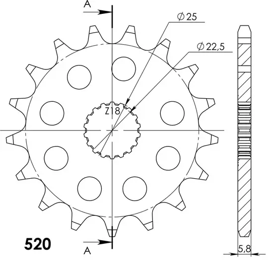 Пйон SUPERSPROX CST-1185:17.2 50-32183-17s