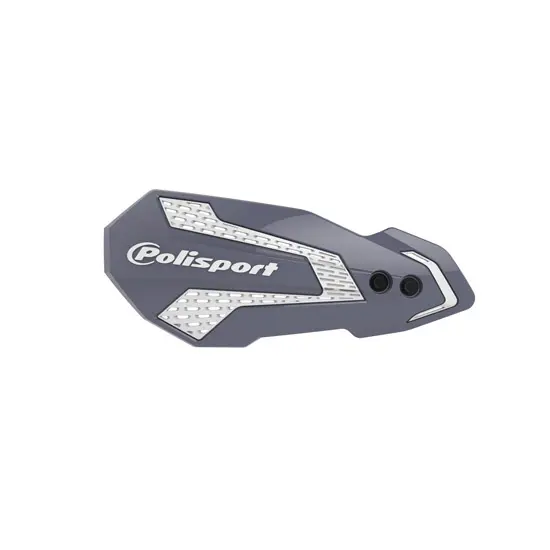 Protège-mains MX Flow Polisport gris/blanc (2 kits de montage)