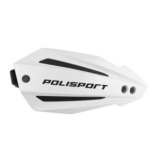 Protege main moto Polisport version ferme bullit fwa blanc (fixation incluse)