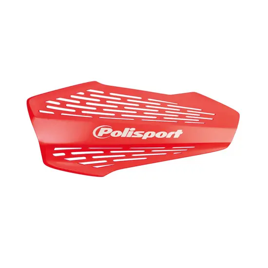 Protège-mains MX Force montage supérieur universel Polisport rouge