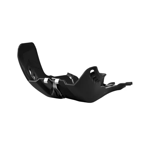 Sabot moteur Polisport noir pour KTM 250 SX 2019-2022, 250-300 XC 2019-2022, 250-300 EXC, 250-300 XC-W, Husqvarna 250 TC-TE, 300 TX-TE