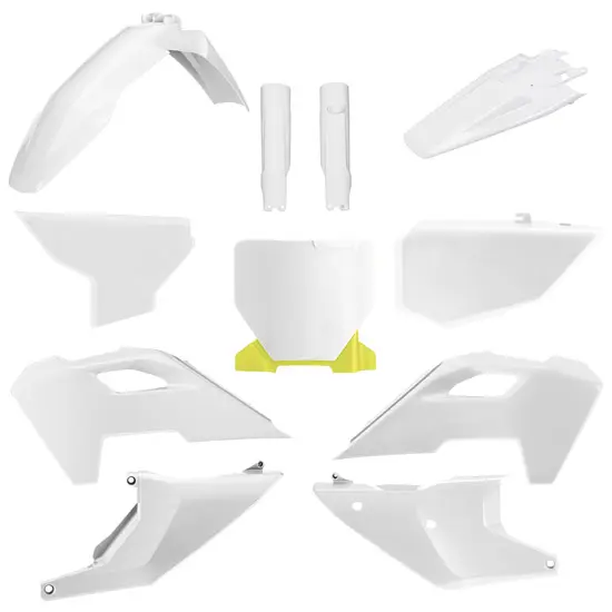 Kit plastiques complet Polisport HVA TC/FC 23-24 blanc