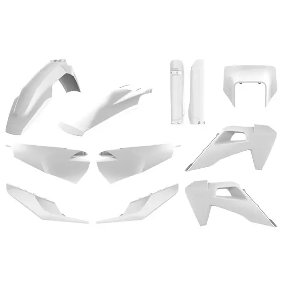 مکمل پلاسٹک کٹ پولیسپورٹ ایچ وی اے ٹی ای/ایف ای (20>22) سفید — 2 ویو