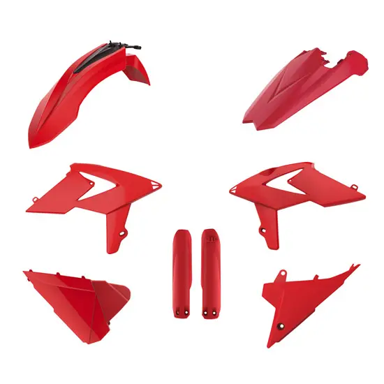 Kit plastiques complet Polisport Beta RR 2/4T (19) rouge