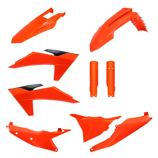 Komplett-Kunststoff-Kit ohne Scheinwerferplatte Polisport KTM EXC/EXC-F (24->)