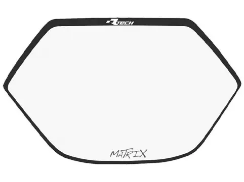 لوح مصباح أمامي Matrix PVC ملصق أبيض R'TECH