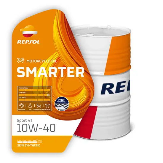 Huile moteur Repsol 208 L Smarter Sport 4T 10W-40