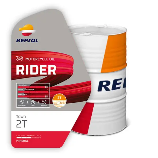 Huile moteur REPSOL 208 L Rider Town 2T