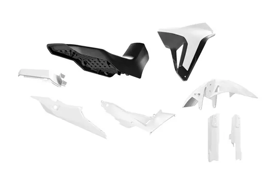 Kunststoff-Kit 7-teilig R'TECH Honda Transalp 750 23-25 Weiß