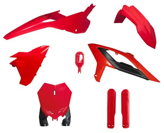 Kit plastique 6 pièces BETA RX rouge R'TECH