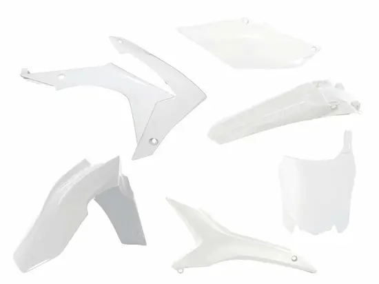Kit plastique Honda blanc R'TECH