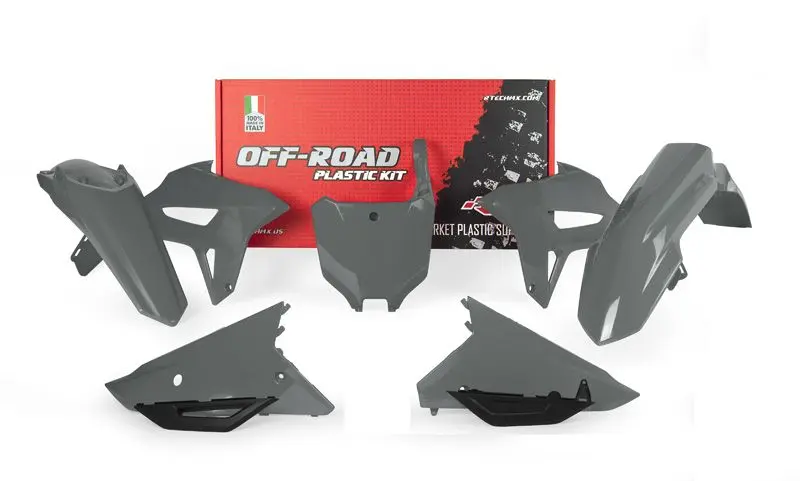 Kit plastique 6 pièces Honda R'TECH Gris Quantum