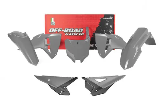Kit plastique 5 pièces R'TECH Honda CRF-R CRF-RWE gris