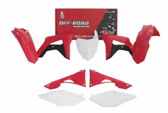 Kit plastique 6 pièces Honda CRF couleur origine R'TECH