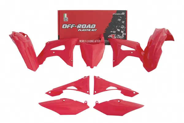 Kit plastique 6 pièces CRF rouge R'TECH