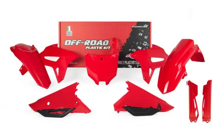 Kit plastique Honda R'TECH rouge
