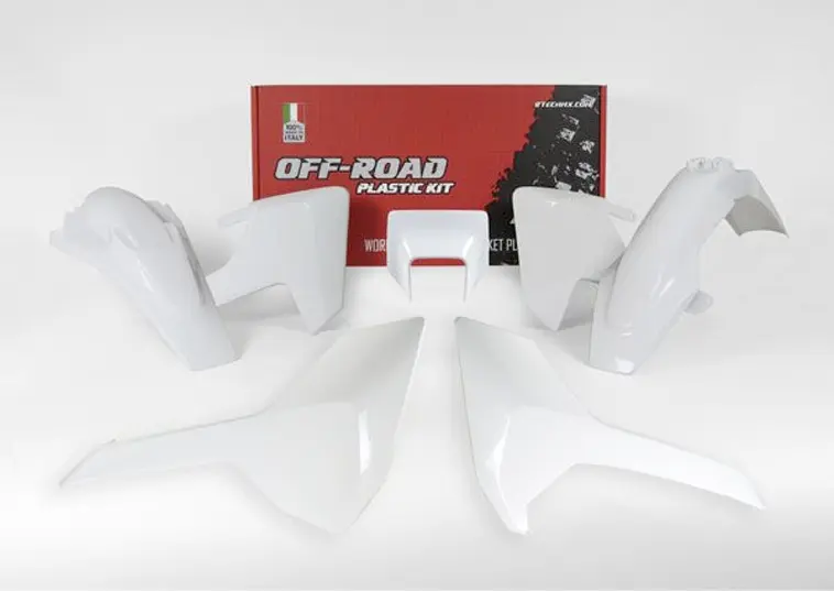 Kit plastique Husqvarna blanc R'TECH