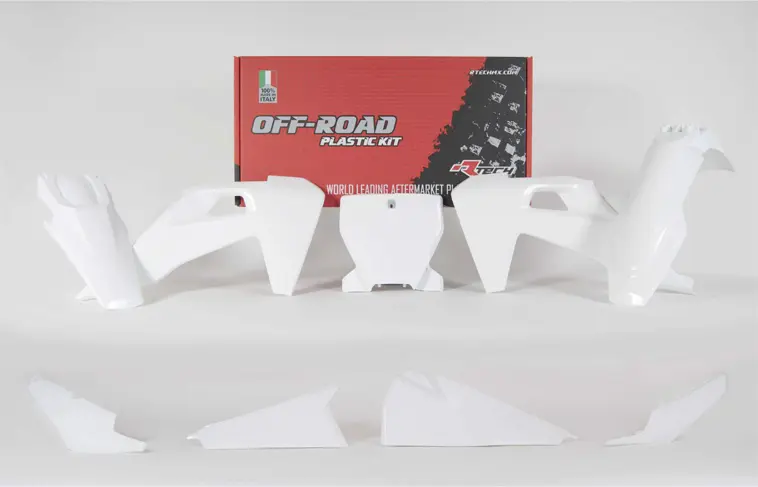 Kit plastique 6 pièces blanc R'TECH