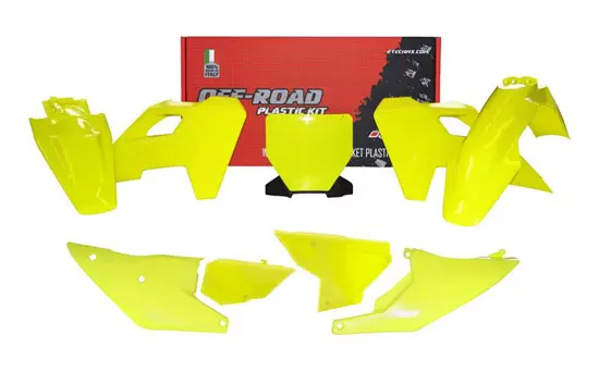 Kit plastique 7 pièces R'TECH Husqvarna TC-FC Jaune