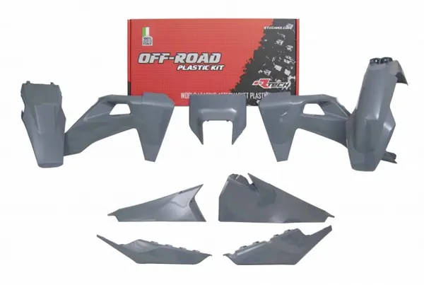 Kit plastique 6 pièces gris Quantum R'TECH