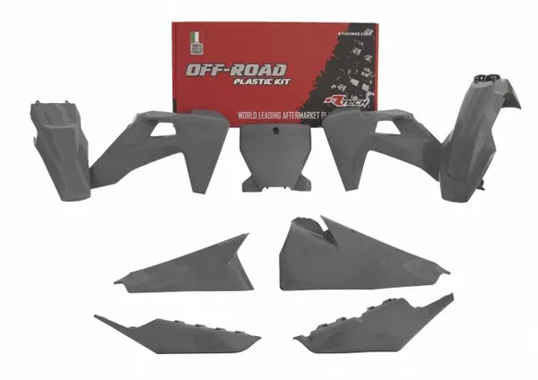 Kit plastique 6 pièces gris Quantum R'TECH