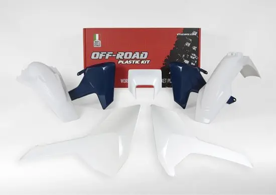 Kit plastique 5 pièces HUSQVARNA couleur origine R'TECH