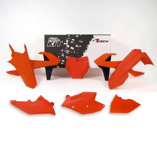 R'TECH プラスチックキット KTM オレンジ フルオロ SX/SXF 2016