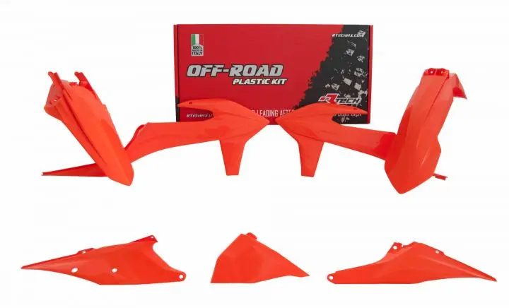 Kit plastique 5 pièces R'TECH KTM EXC/EXCF/XC-W/XCF-W 2020