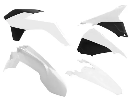 Kit plastique R'TECH KTM blanc