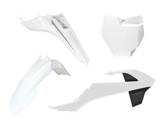 Kit plastique R'TECH KTM blanc