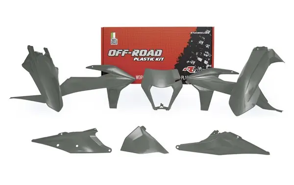 Kit plastique 6 pièces gris Quantum R'TECH