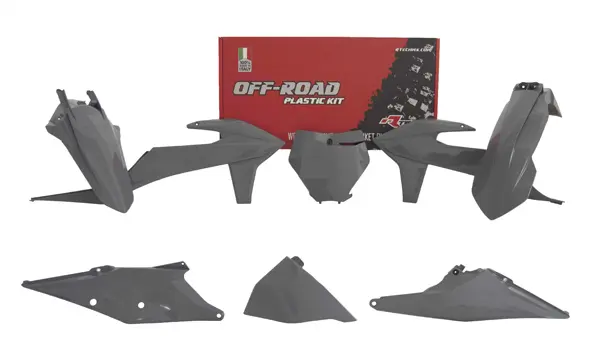 Kit plastique 6 pièces gris Quantum R'TECH