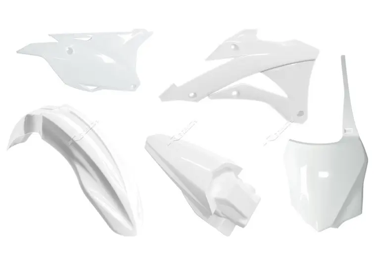 Kit plastique R'TECH Kawasaki blanc