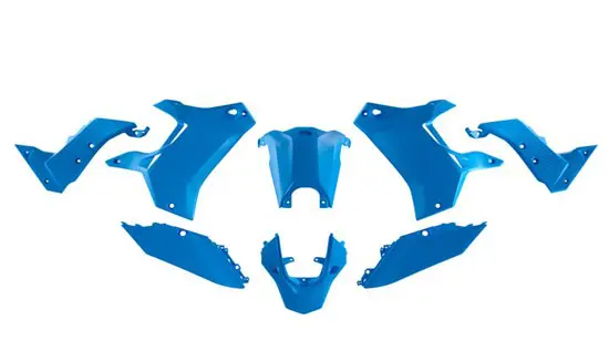 Plastik-Kit 8-teilig Yamaha T7 Hellblau R'TECH