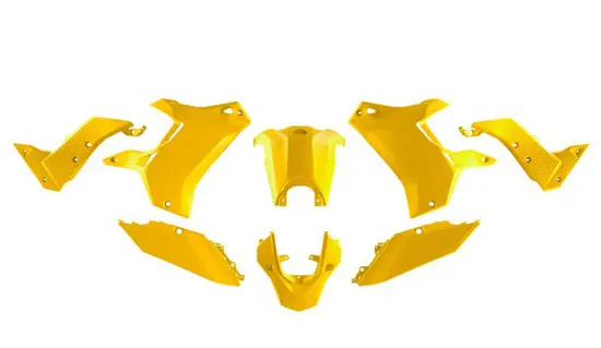 Kit plastique 8 pièces Yamaha T7 Révolution Jaune R'TECH