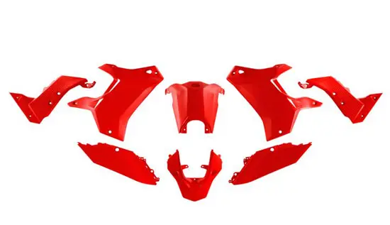 Kit plastique 8 pièces Yamaha T7 R'TECH rouge