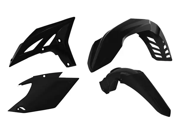 Kit plastique 4 pièces noir R'TECH