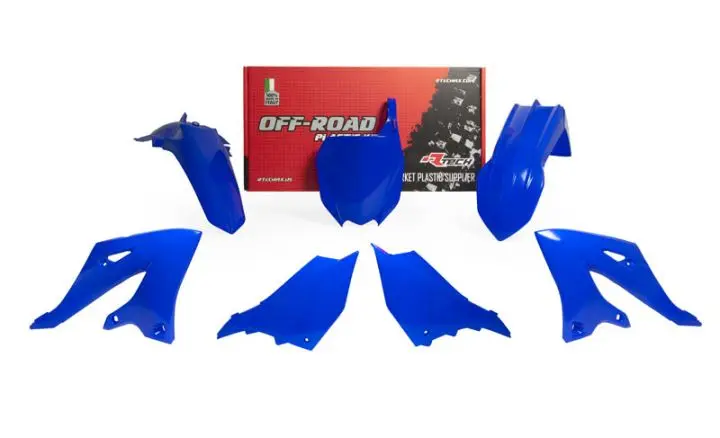 Kit plastique 5 pièces R'TECH Yamaha YZ Bleu