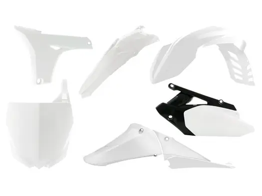 Kit plastique 6 pièces blanc R'TECH