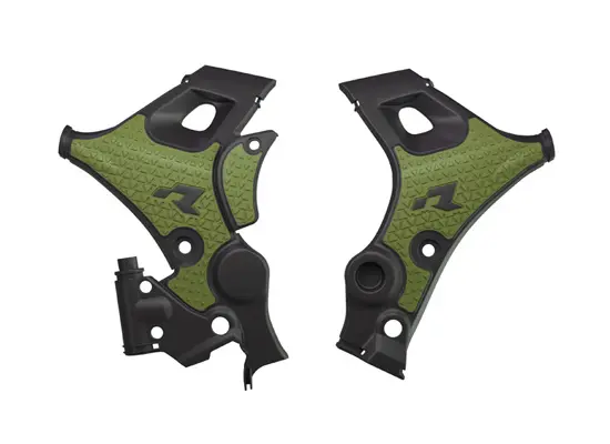 Protection de cadre R'TECH noir/vert