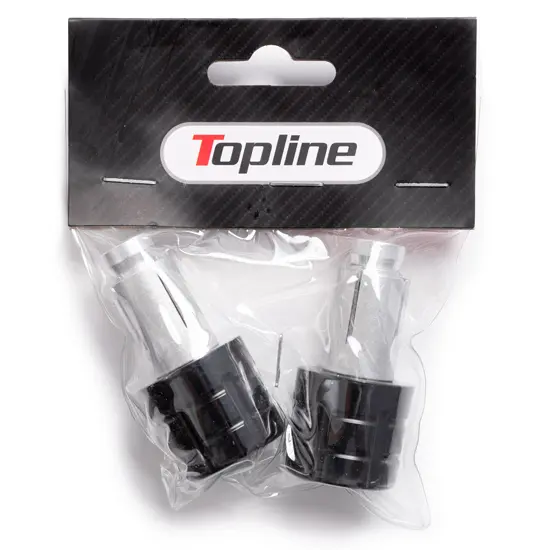 Lenkerendgewicht Alu Topline 13-17 mm Schwarz