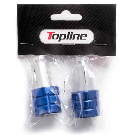Lenkergriffe Aluminium Topline 13-17 mm blau