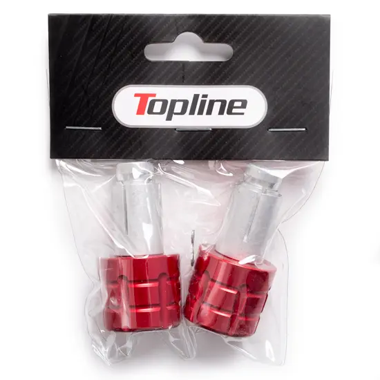 Lenkerendgewicht Aluminium Topline 13-17 mm rot