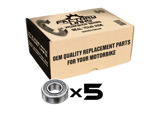 Pack roulement atelier 6203 2RS boîte de 5 Factory Links