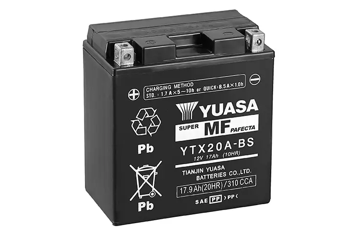 Batterie Yuasa YTX20A-BS sans entretien